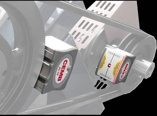 alinhador de correias laser